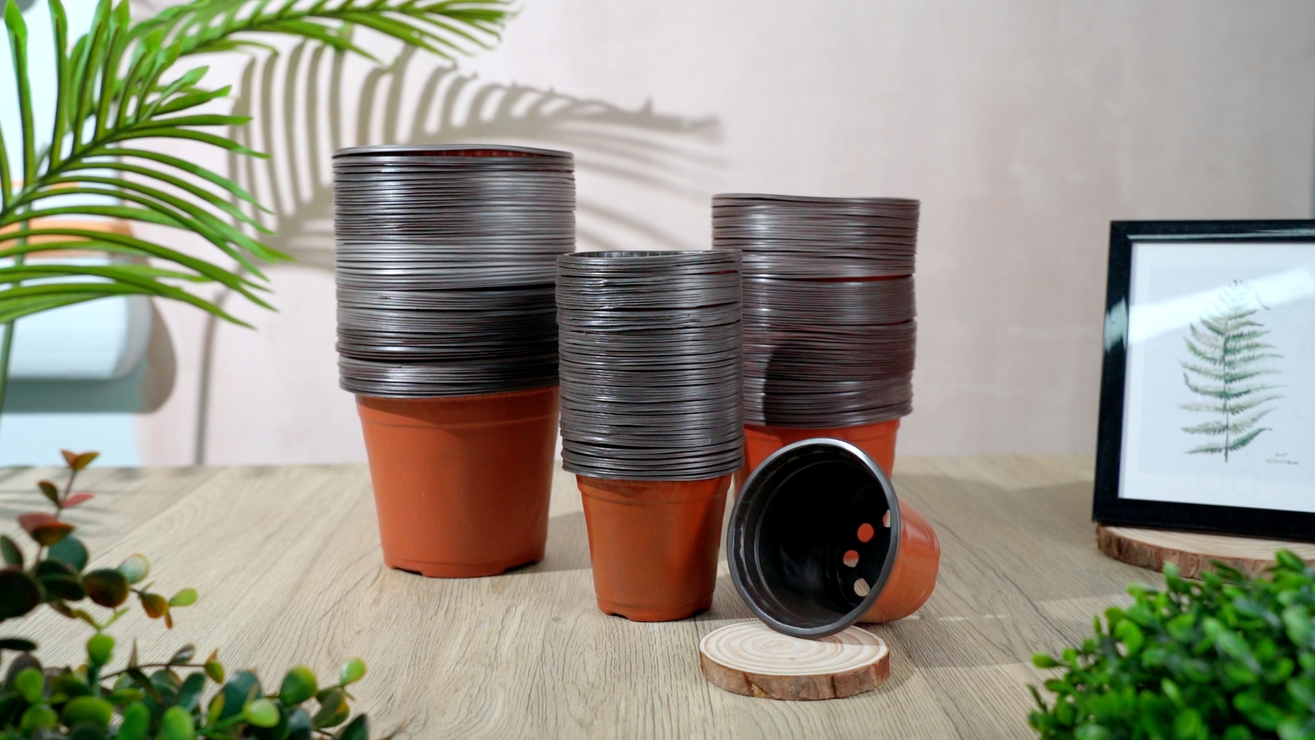 Amazon.com: Hushee 1500 Pcs 4 Inch Plastic Plants Nursery Pots